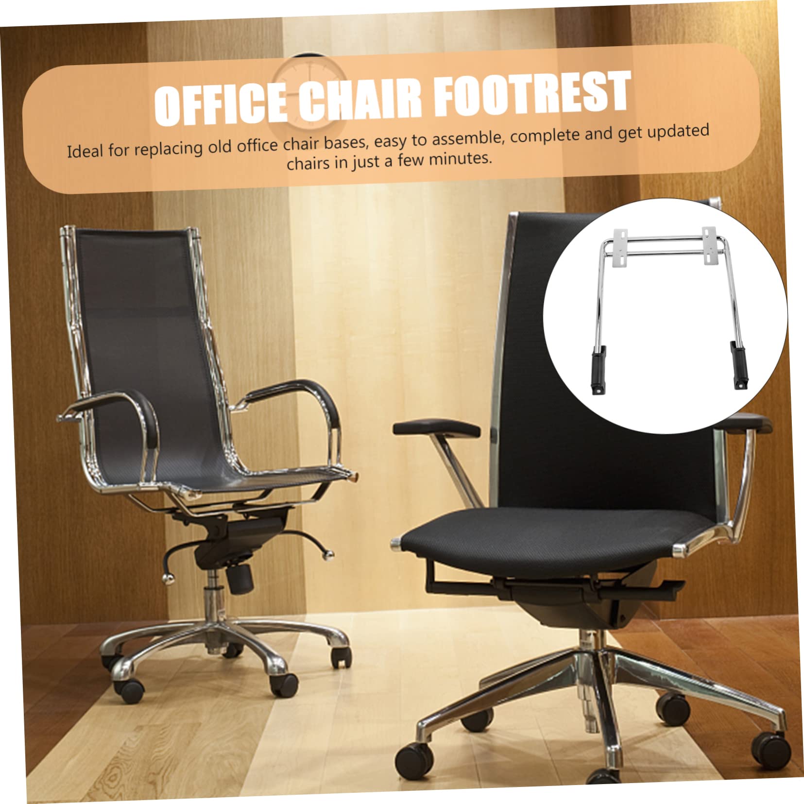 Ergonomische Fußstütze Für Bürostühle - Verstellbares Fußkissen Mit Austauschbarem Pedal Für Optimalen Komfort Im Home Office