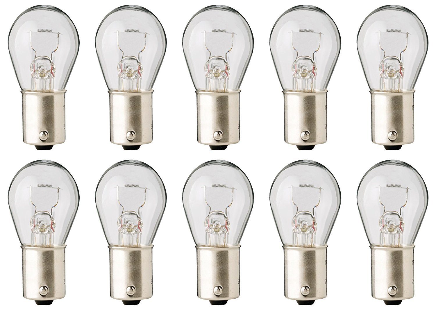 Floesser #6670 Bulbs, 6 V, 21 W, BA15s Base, S-8 Shape (Box of 10)