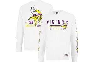 White Vikings Sweatshirt: A Warm and Stylish Tribute to the Vikings