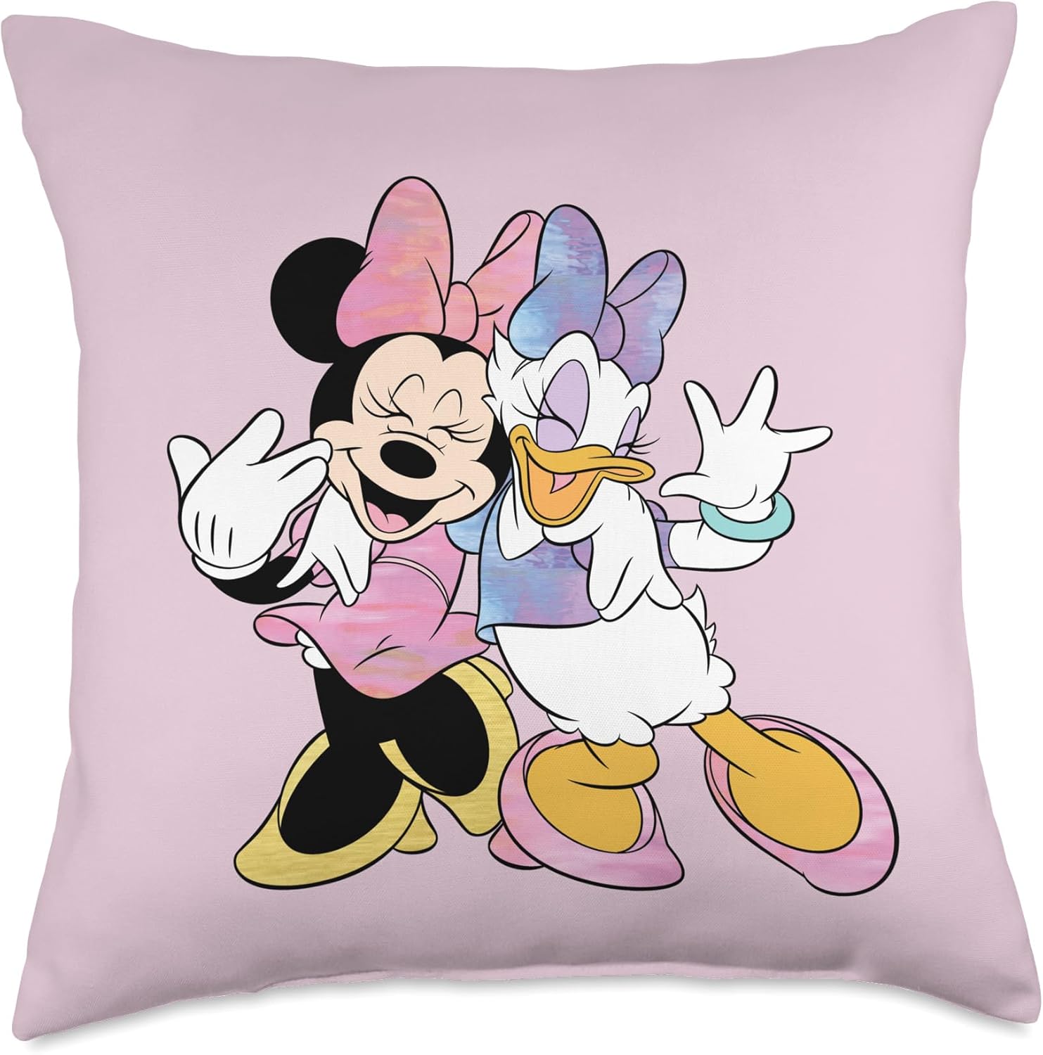 Disney Minnie Mouse and Daisy Duck Best Friends Throw Pillow