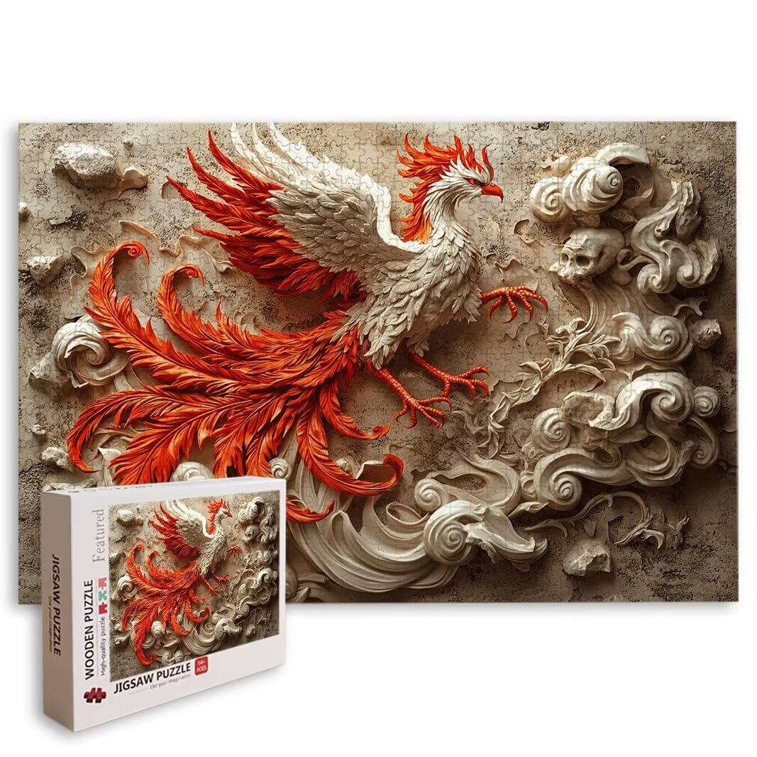 Puzzle Feniks, Puzzle 2000 Pieces, Puzzle, Prezent Kobiety, Decor -8528