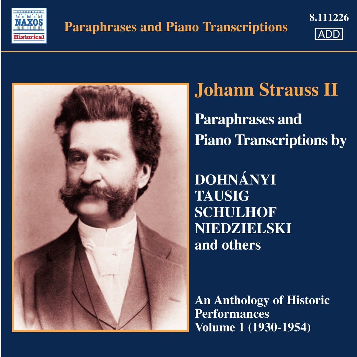 STRAUSS II: Paraphrases and Piano Transcriptions, Vol. 1