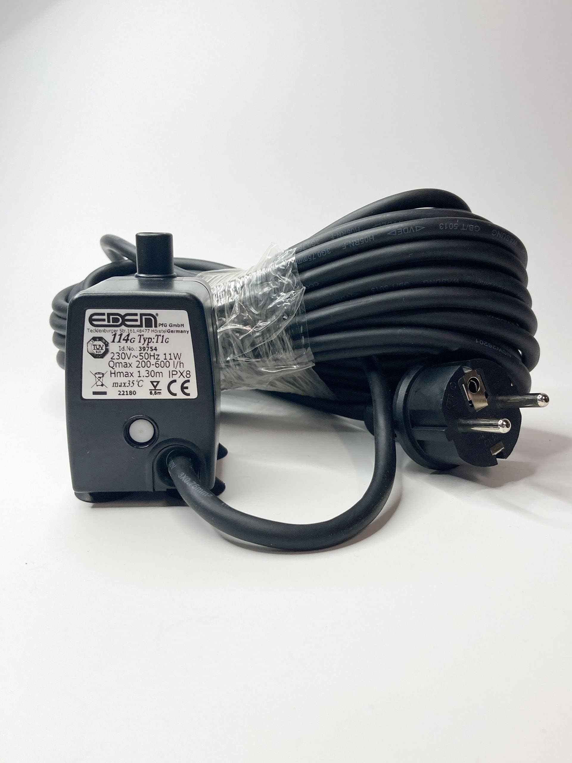 Eden 128 Wasserpumpe mit 10m Kabel (25 W, 1150 l/h, 2,0 m Förderhöhe), hochwertige Qualitätspumpe, kleine Pumpe für Ihren Garten- und Zimmerbrunnen