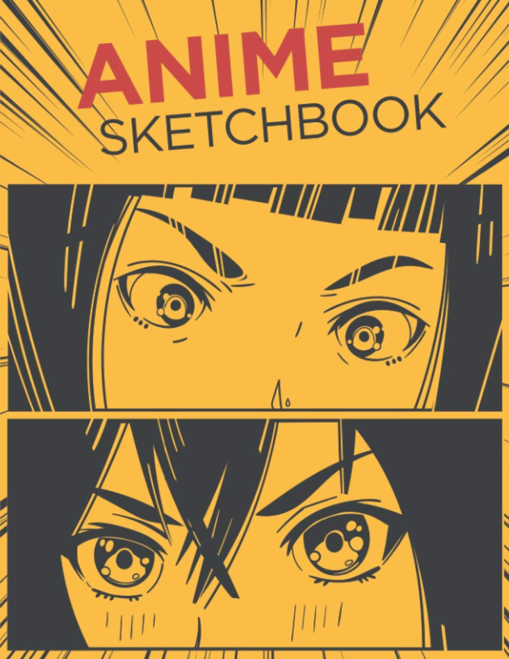 Anime Sketchbook: 151 Blank Sketch Pads for Drawing, and Practice How to Draw Anime and Manga, for Anime Lovers and Otaku