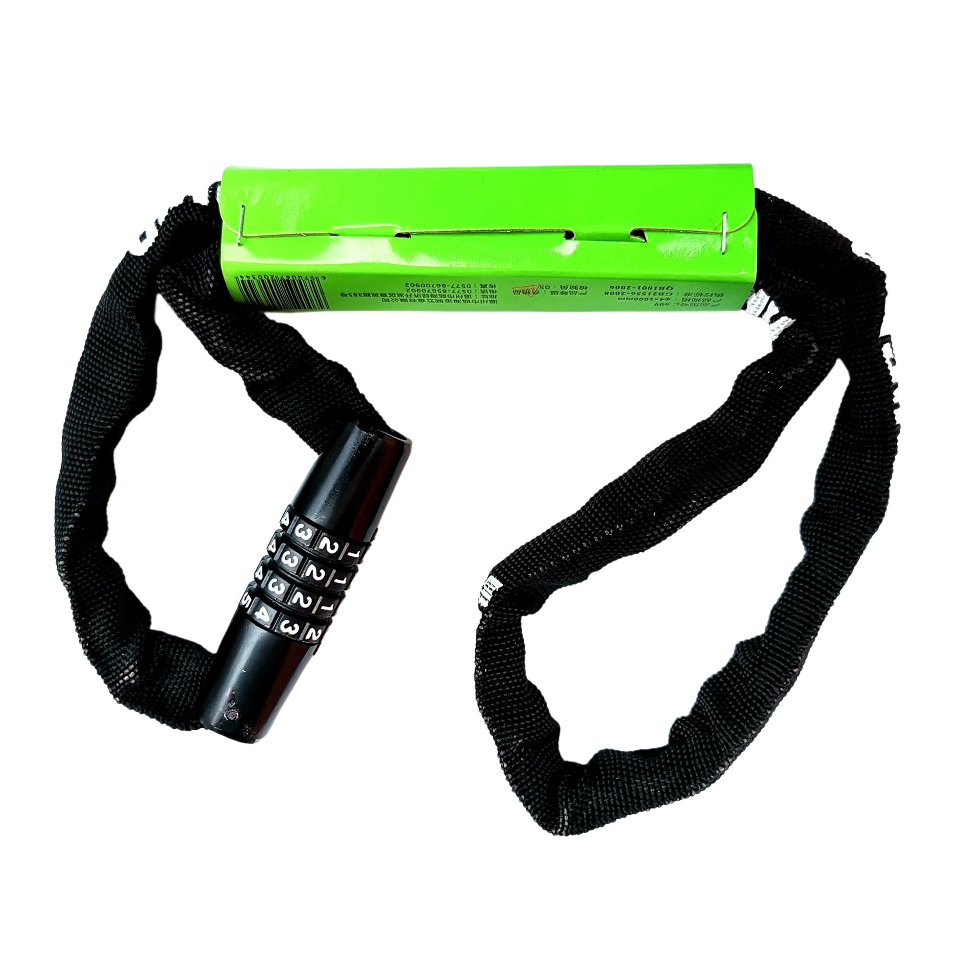 Road Bike Chain Long Antitheft Bicycles Chain 4 Digit Combination Bikes Locks for Motorcycle, Scooter, Fence Antitheft Adjustable Combination
