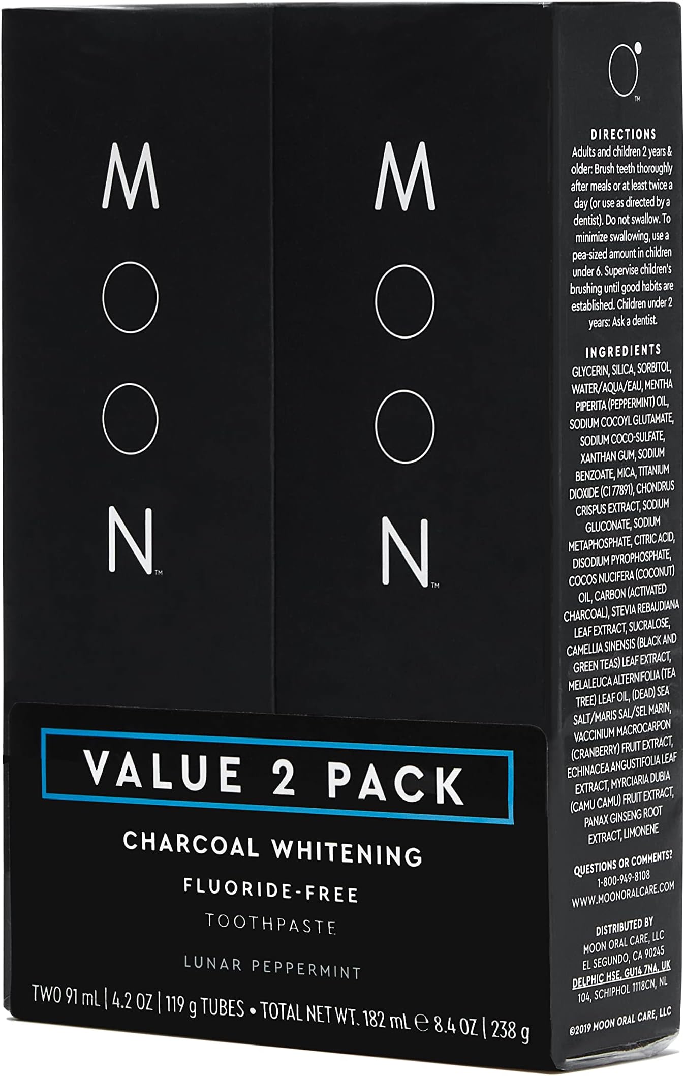 Teethspace Natural Bamboo Charcoal Whitening Toothpaste