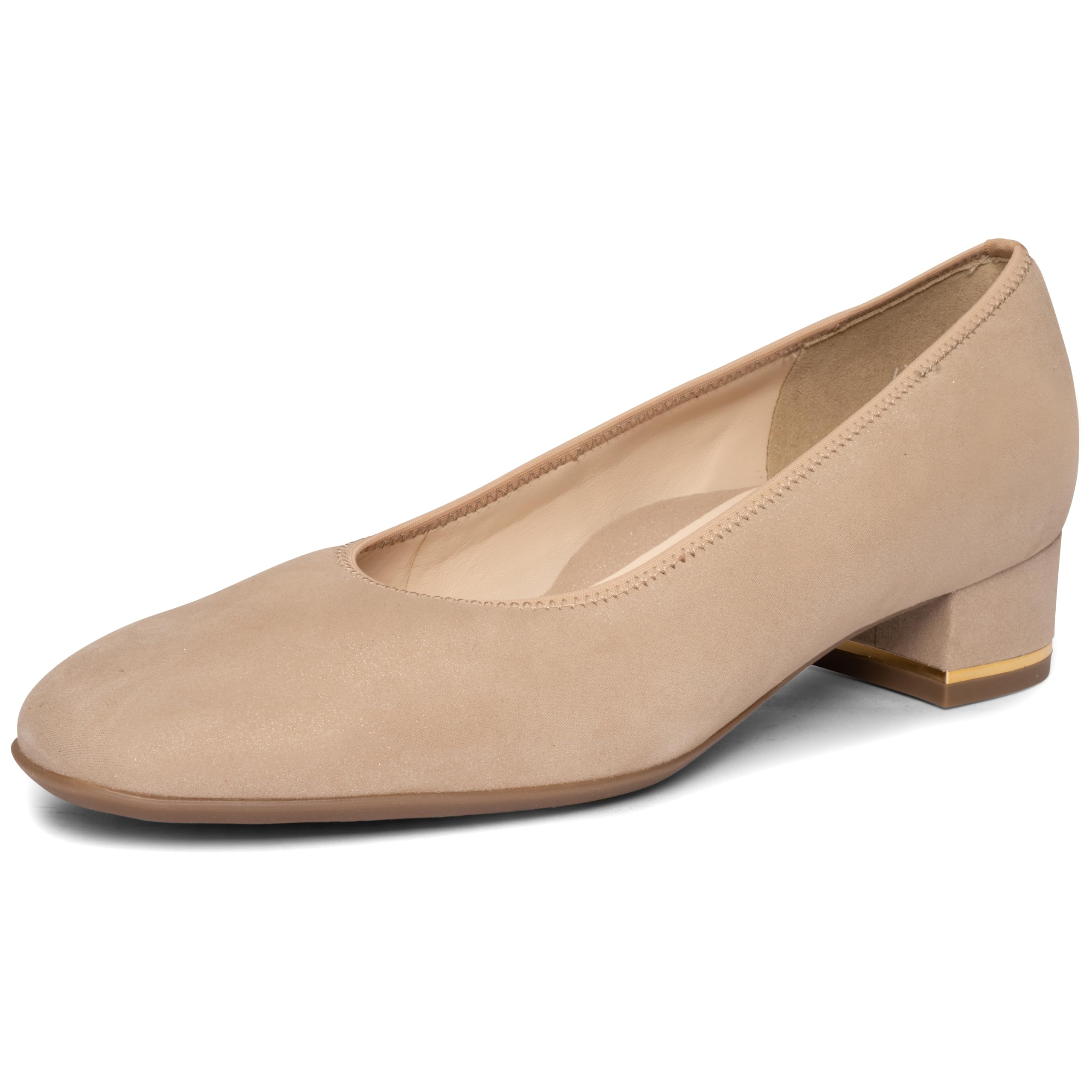 ARA Women's Graz Closed-Toe Pumps, Sand, 2.5 UK