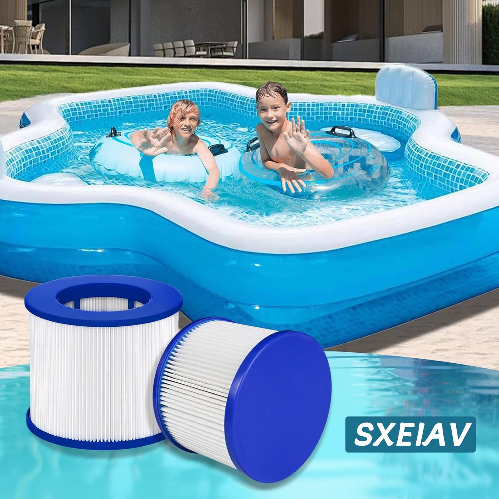 Cartouches filtrantes filetées de rechange pour jacuzz