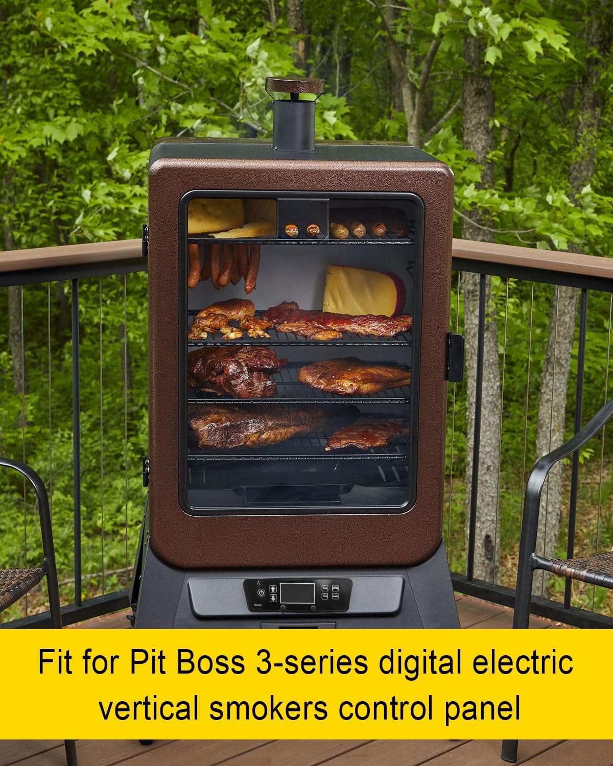 Digital Thermostat Controller Fit for Pit Boss 3-Series Digital Electric Vertical Smokers Control Panel, Barbecue Digital Thermostat Control Board