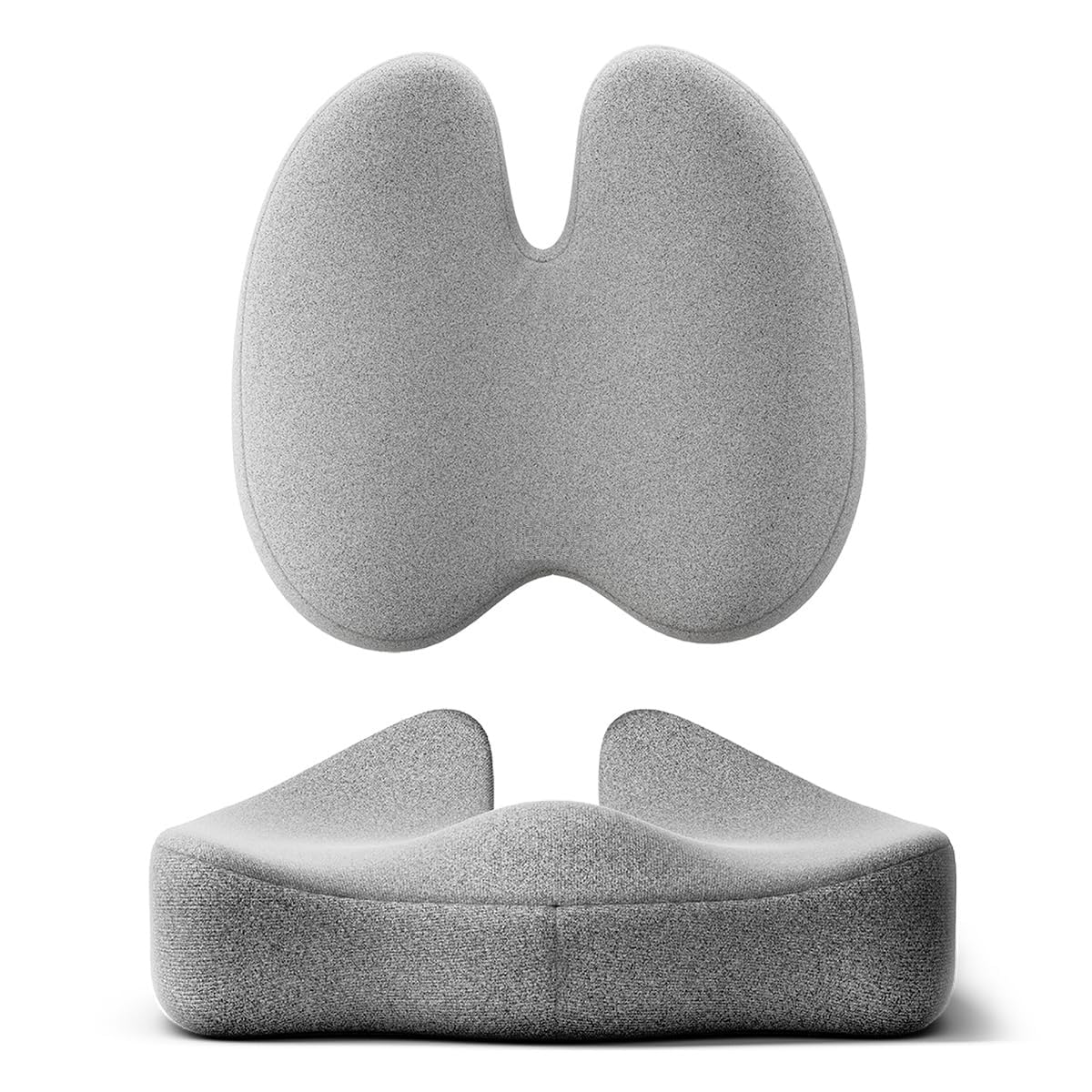 ARAAMI PRO COCSY SEAT Cushion & PRO Chair Back Rest Combo, Relieves Back, Coccyx Pain, Hi-Per Foam Tech for Orthopedic Support, for Long Sitting Hours on Office/Home Chair, Grey (B0CZP7K42X) Amazon Price History, Amazon Price Tracker