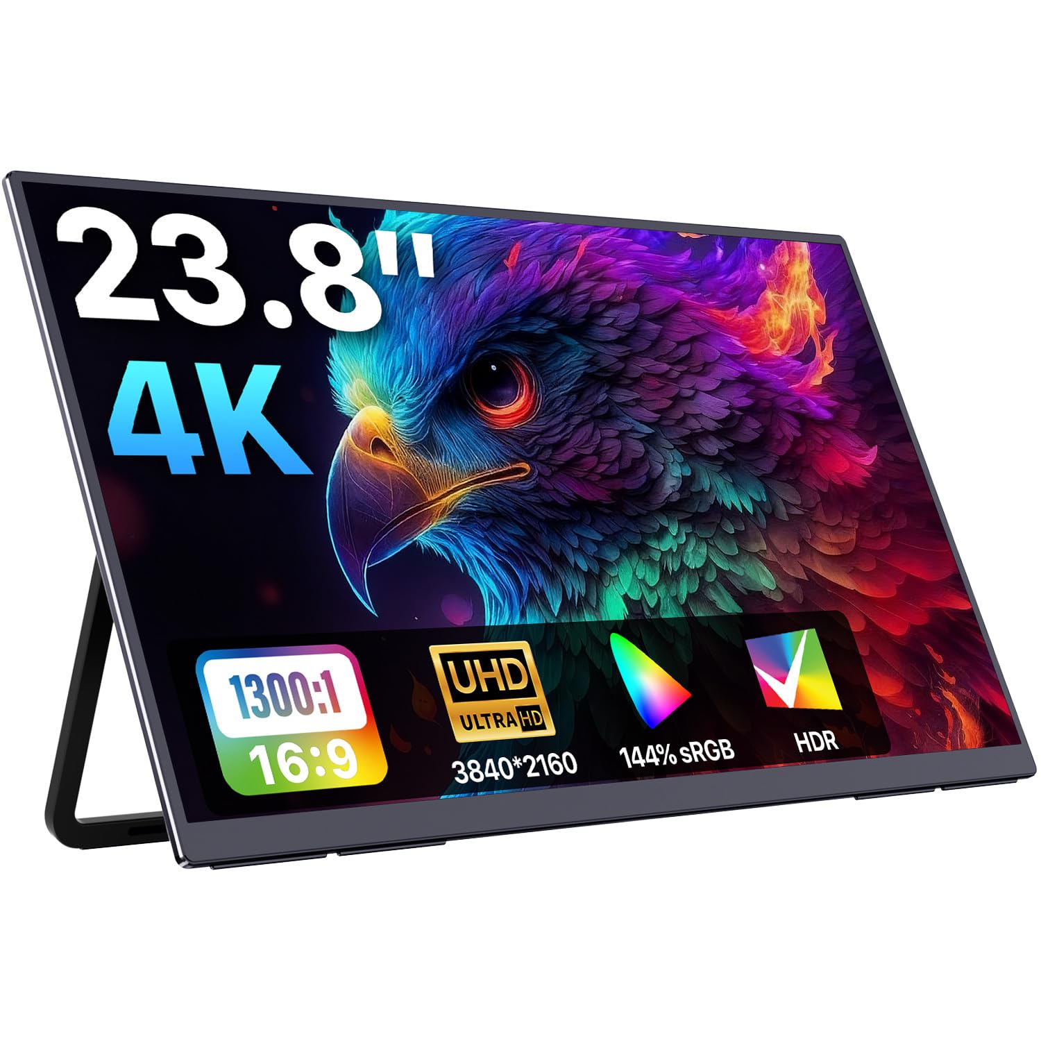 Amazon.com: Upperizon Portable Monitor 23.8 inch 4K 3840X2160 144