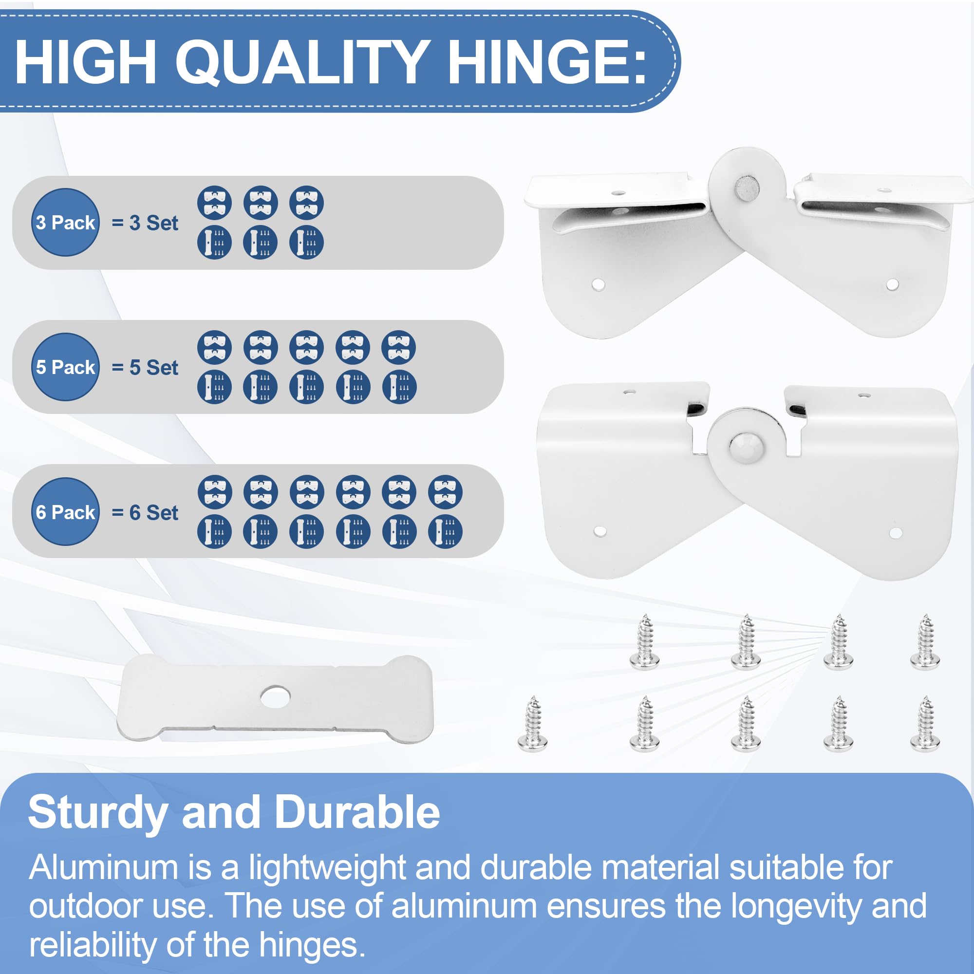 Gutter Downspout Hinge, 6Pcs Downspout Extension FlipUp