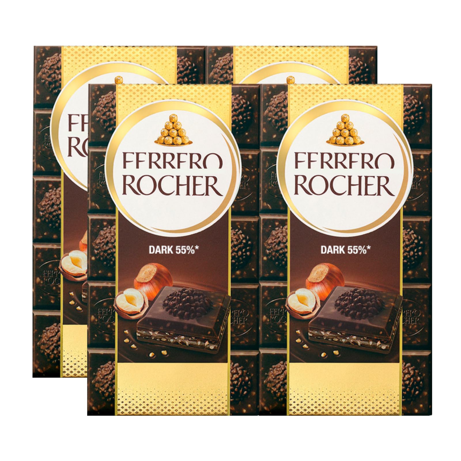 Amazon | フェレロ ロシェ ダークチョコレートバー 90g x4個