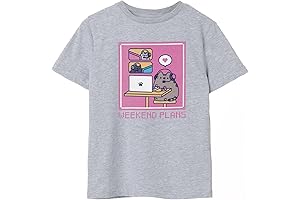 Pusheen Girls Short-Sleeve T-Shirt | Where Kawaii Meets Comfortable