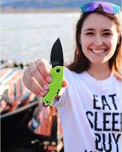 Miniatura 9 de Kershaw Cuchillo de bolsillo plegable Shuffle, utilitario compacto y multifuncional para llevar todos los días, múltiples estilos