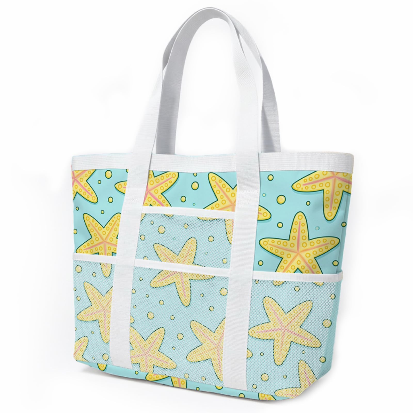 Bolso Playa Mujer Tote Bag Bolsa Playa Shopper Bolsa de Viaje Bags For Women Ligero Bolso Shopper Plegable Tote Bag Cremallera Resistente Natación Beach Bag