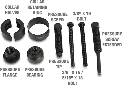 Miniatura 5 de OEMTOOLS Kit de extractor e instalador de poleas de dirección asistida, quita e instala poleas de bomba de dirección asistida en la mayoría de