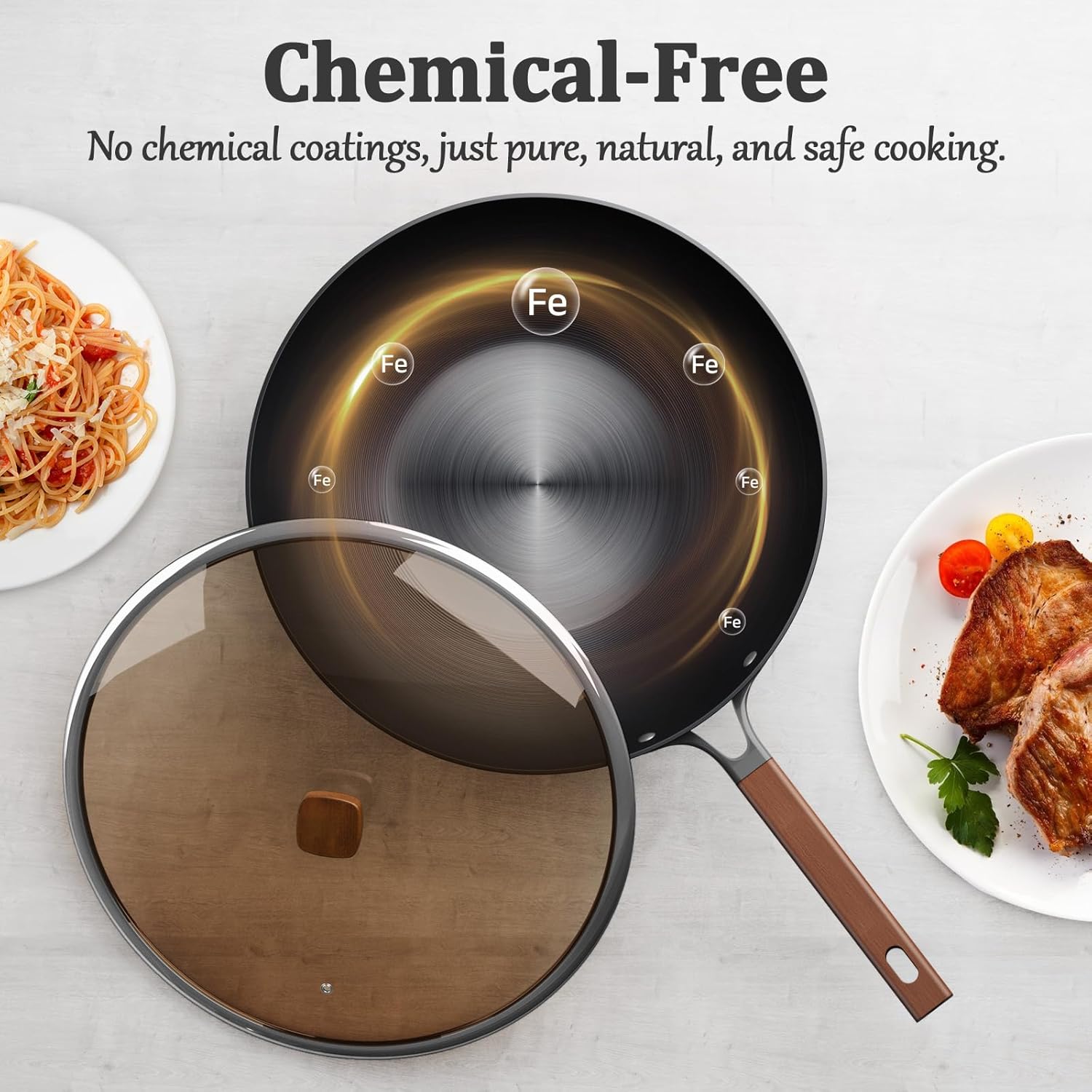 Chemical-Free Wok for Healthy Cooking