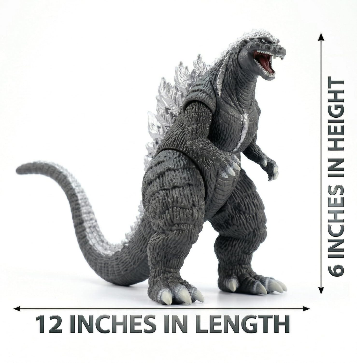 Large Dragon Monster Action Figure 12 Inch Head to Tail – Movable Joints, Detailed Creature Toy with Carry Bag for Kids, Collectors & Gift