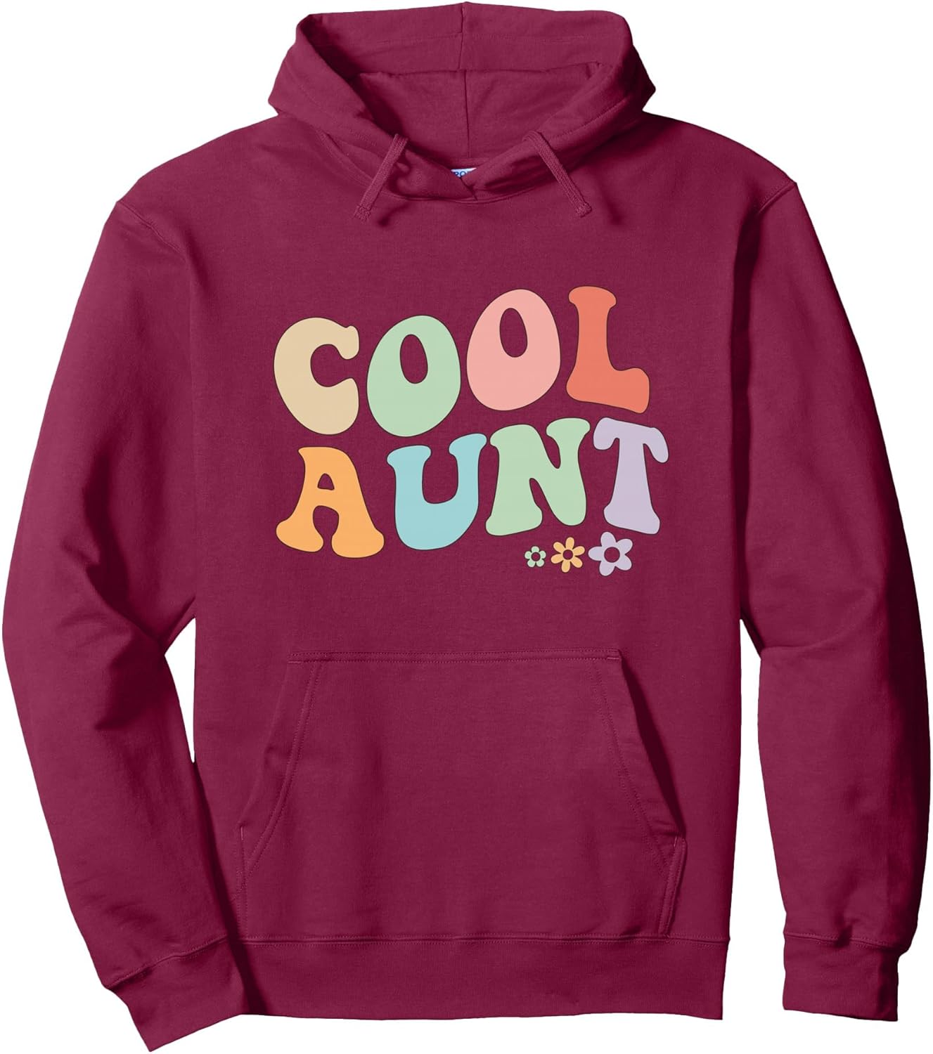 Cool Aunt vintage floral design to auntie from niece Pullover Hoodie