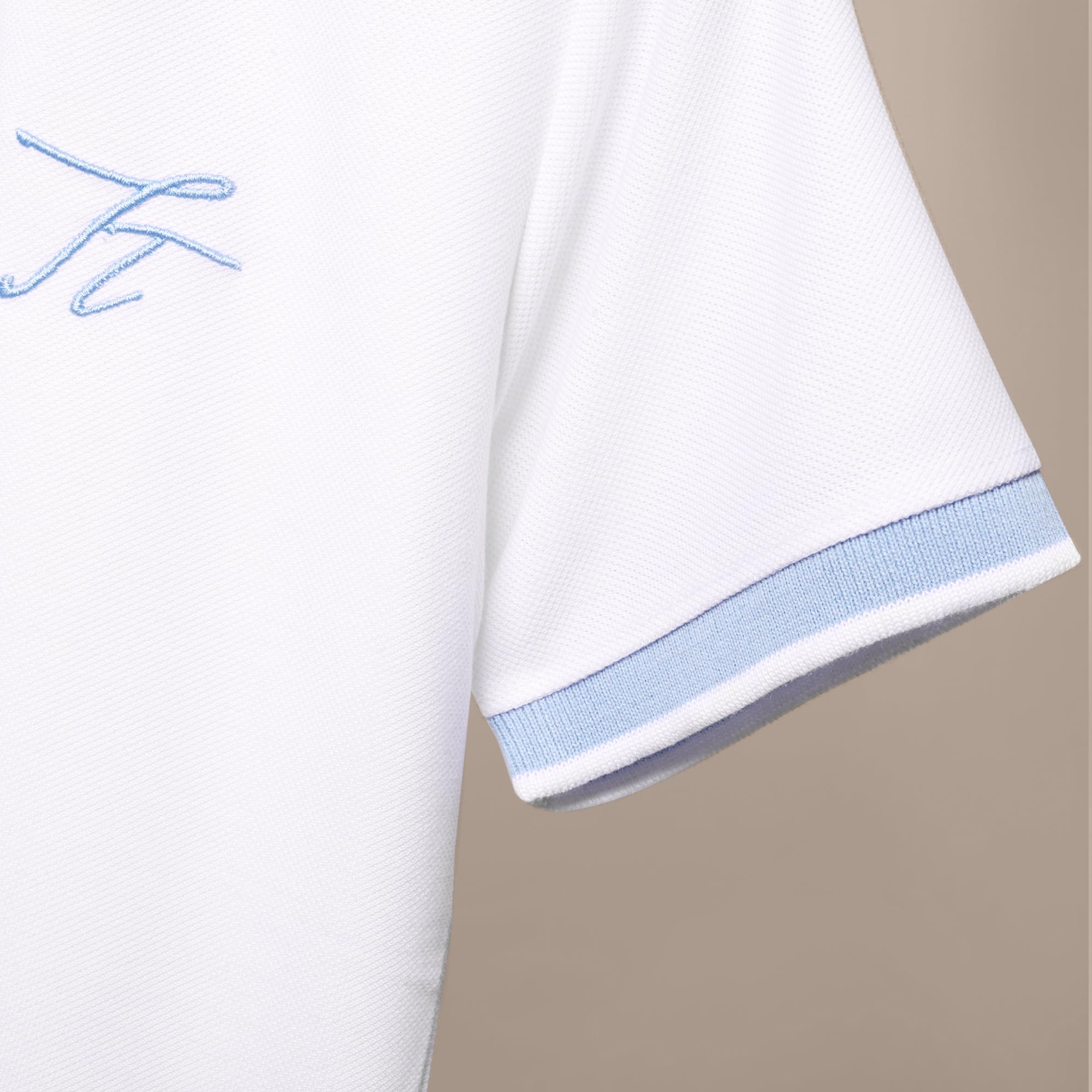 TotzTouch Boys Premium Polo Collar Tshirt with Stylish Zipper Closure White Color Age 13 Years to 14 Years - Image 4 thumbnail