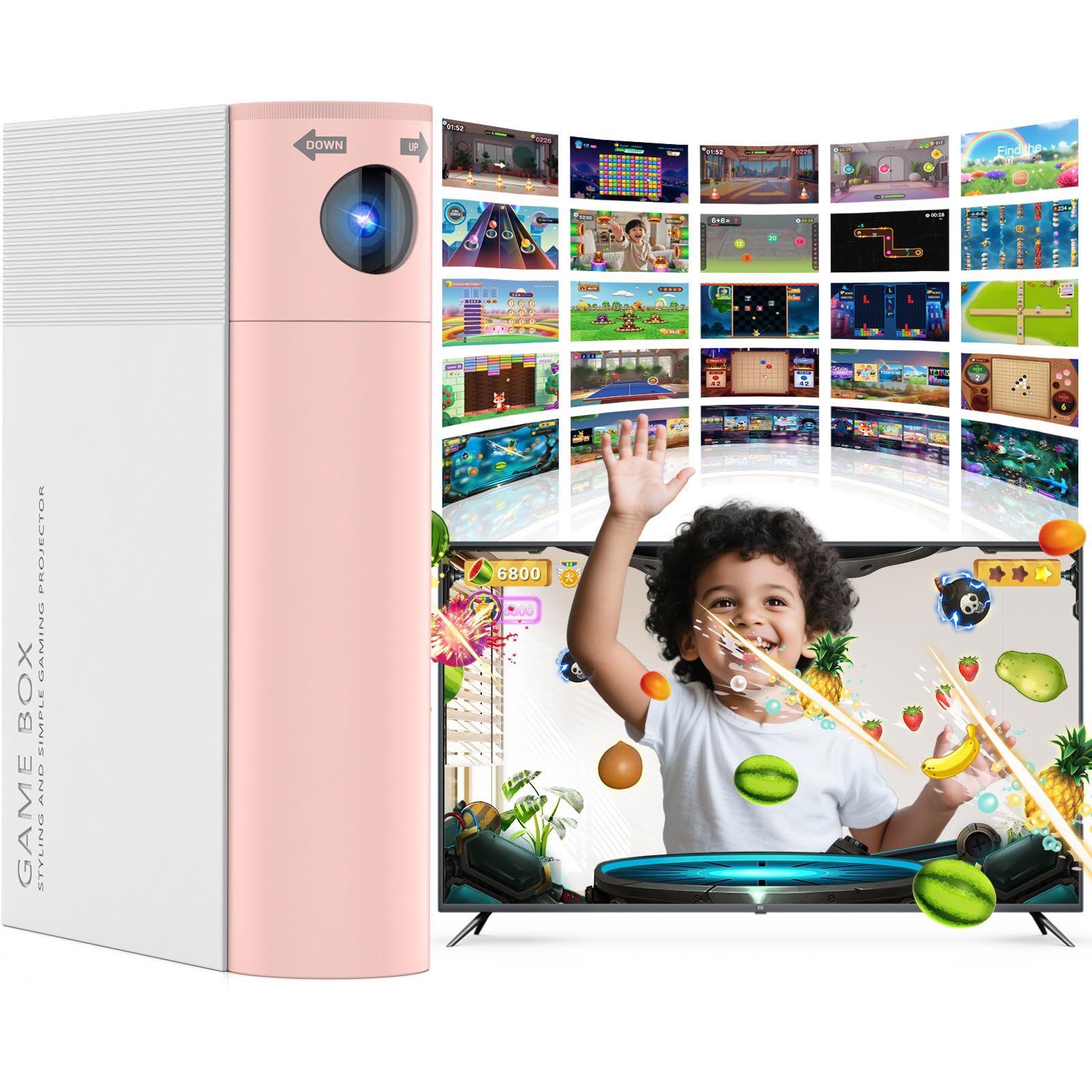 Photo 1 of Interactive Motion Gaming Console for Kids: Educational AR Learning Games (28+) for Ages 4+ Boys & Girls - Boost Coordination Fitness & STEM Skills Motion-Sensing Video Game System