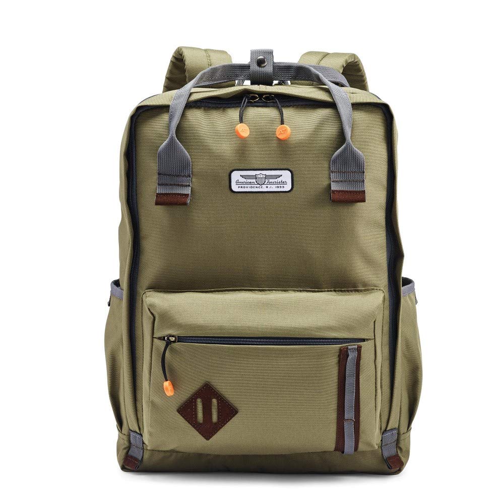 american tourister laptop backpack 18 American Tourister 18 Cooper Backpack Olive