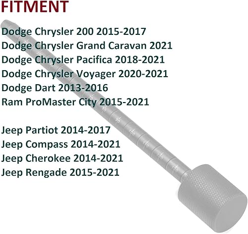 Miniatura 2 de Bolaxin Herramienta de varilla de transmisión compatible con Dodge ChryslerDodge DartFiat 500Jeep Grand CherokeeCompassPatriot 6F24 Automatic Trans
