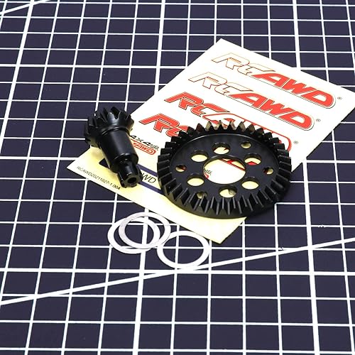 Miniatura 5 de RCAWD 37T Metal Main Diff Gear & 13T Metal Entrada Gear Upgrade para ARRMA 3S Big Rock, Granito, Senton, Vorteks, Typhon, Infraction, Vendetta 3S &