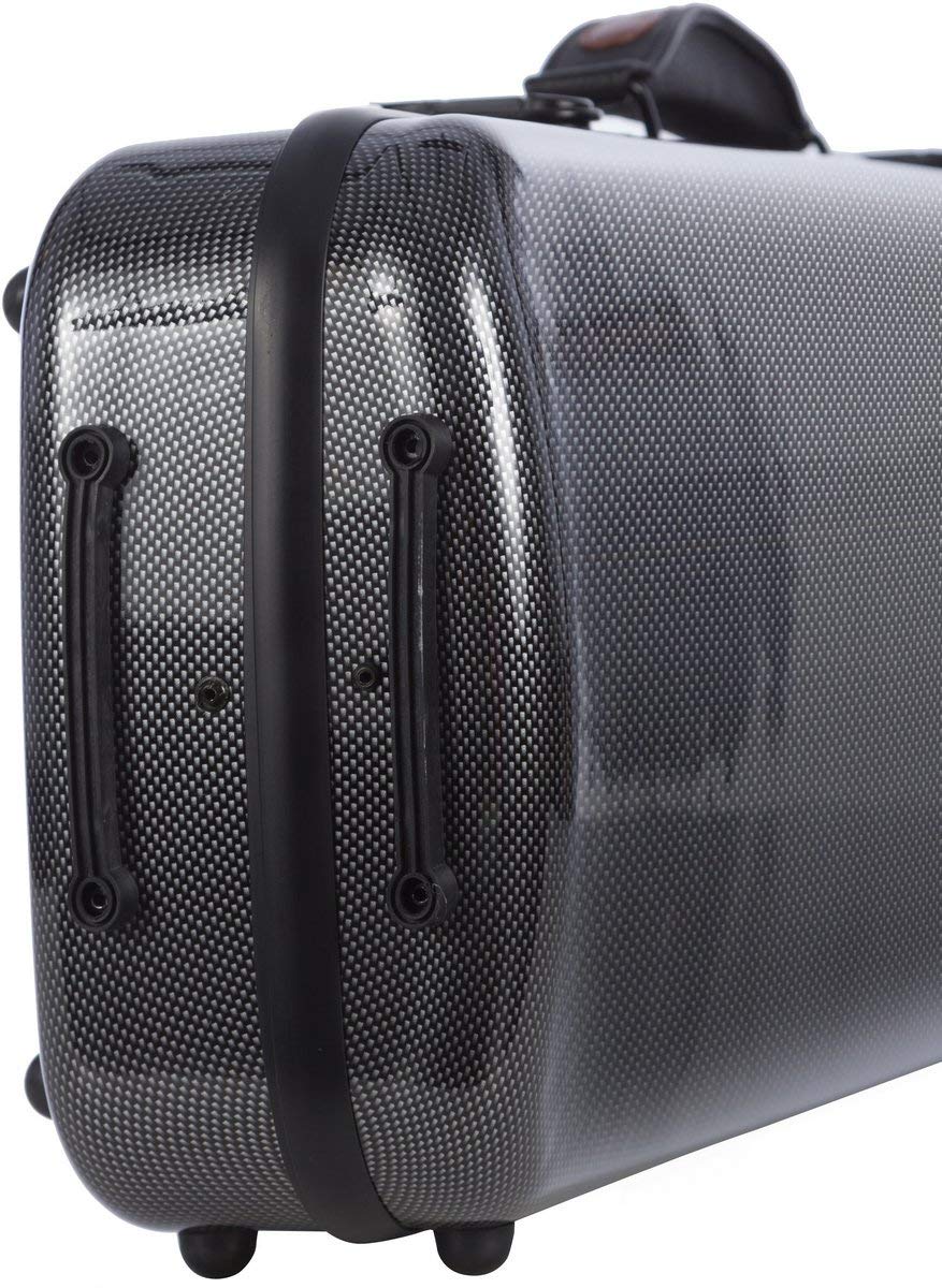 Geigenkoffer Glasfaser Oblong 4/4 carbon - navy blue M-Case