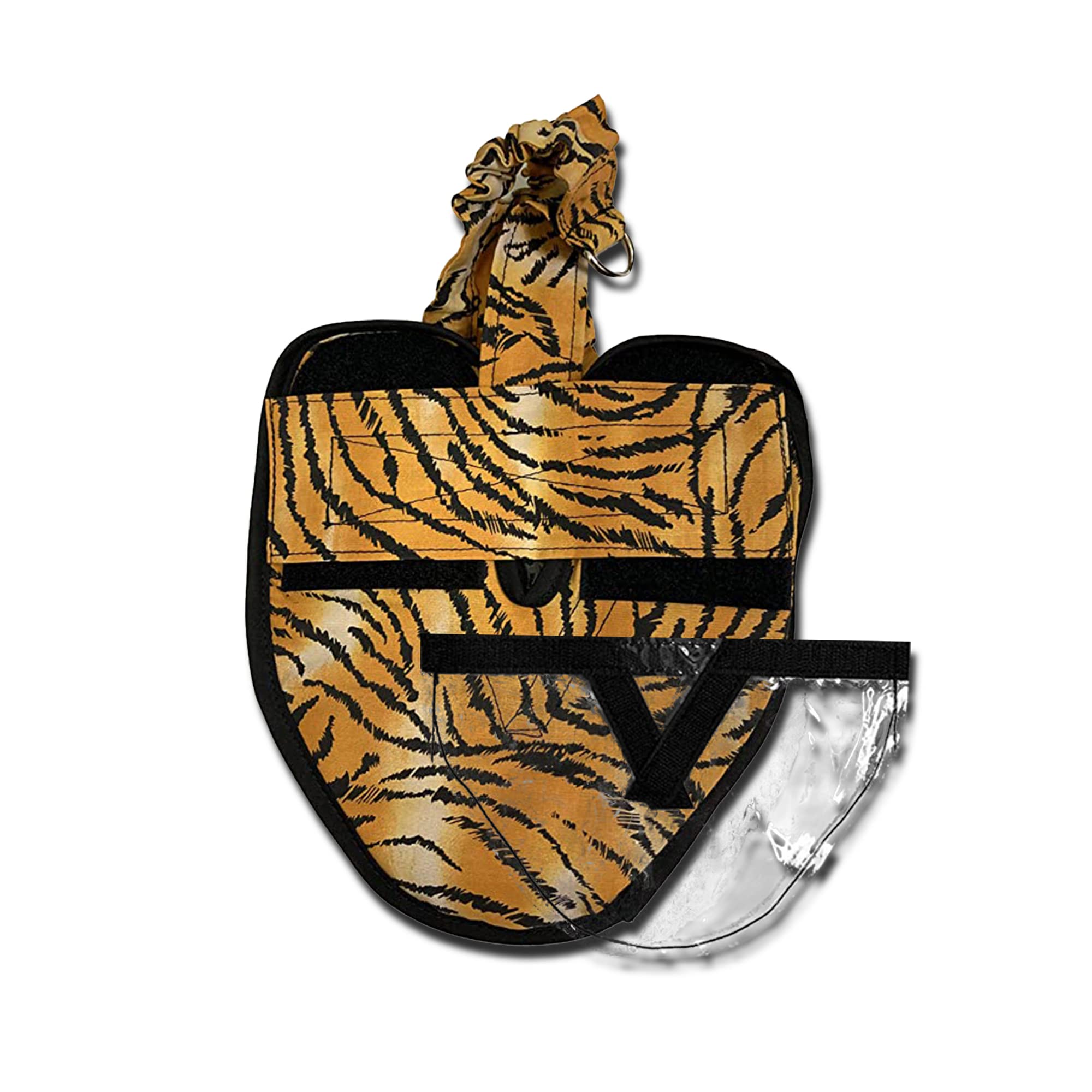 Hen HolsterWrap-Around Chicken Diaper with Removable Liner, Large, Tiger