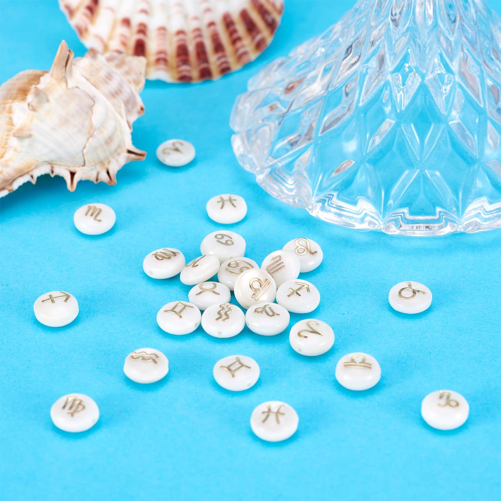 AHANDMAKER Perles Naturelles En Coquillage D'eau Douce, 26