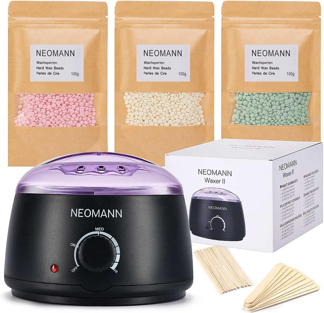 Bouvetan Digital Wax Warmer Kit for Hair Removal, At Home