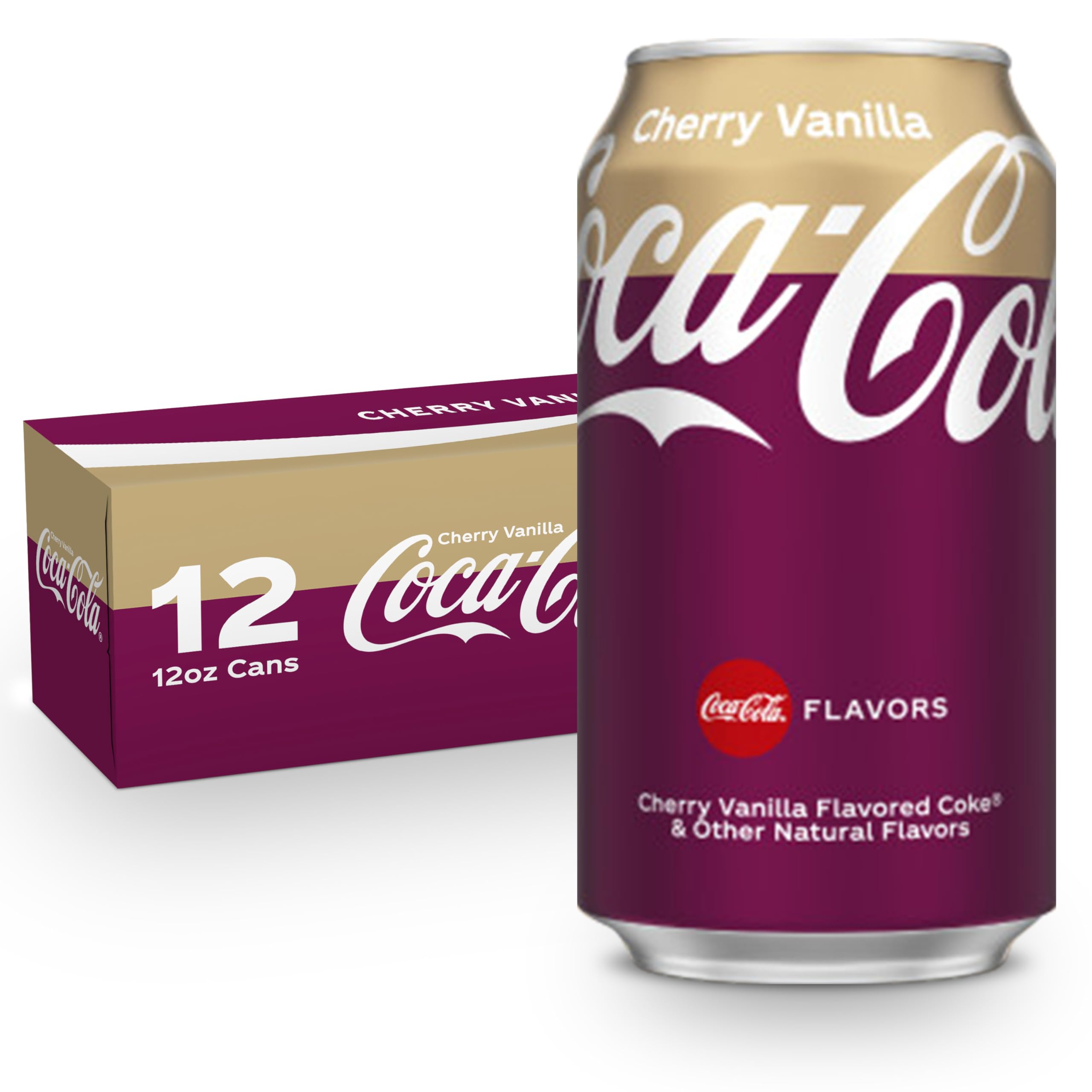 Coca-Cola, Coke, Cherry Vanille, 355 ml, 12 Stück