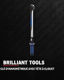 BRILLIANT TOOLS BT141901 1/2 Inch Torque Wrench with Rotary Knob Reversible Ratchet Head 20-200 Nm - 2