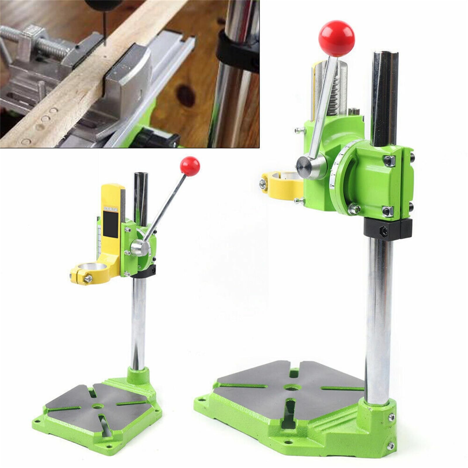 Taladro giratorio 90°, 490 mm, giratorio para mesa, soporte para taladro, soporte para taladro de mesa, soporte para muchos modelos