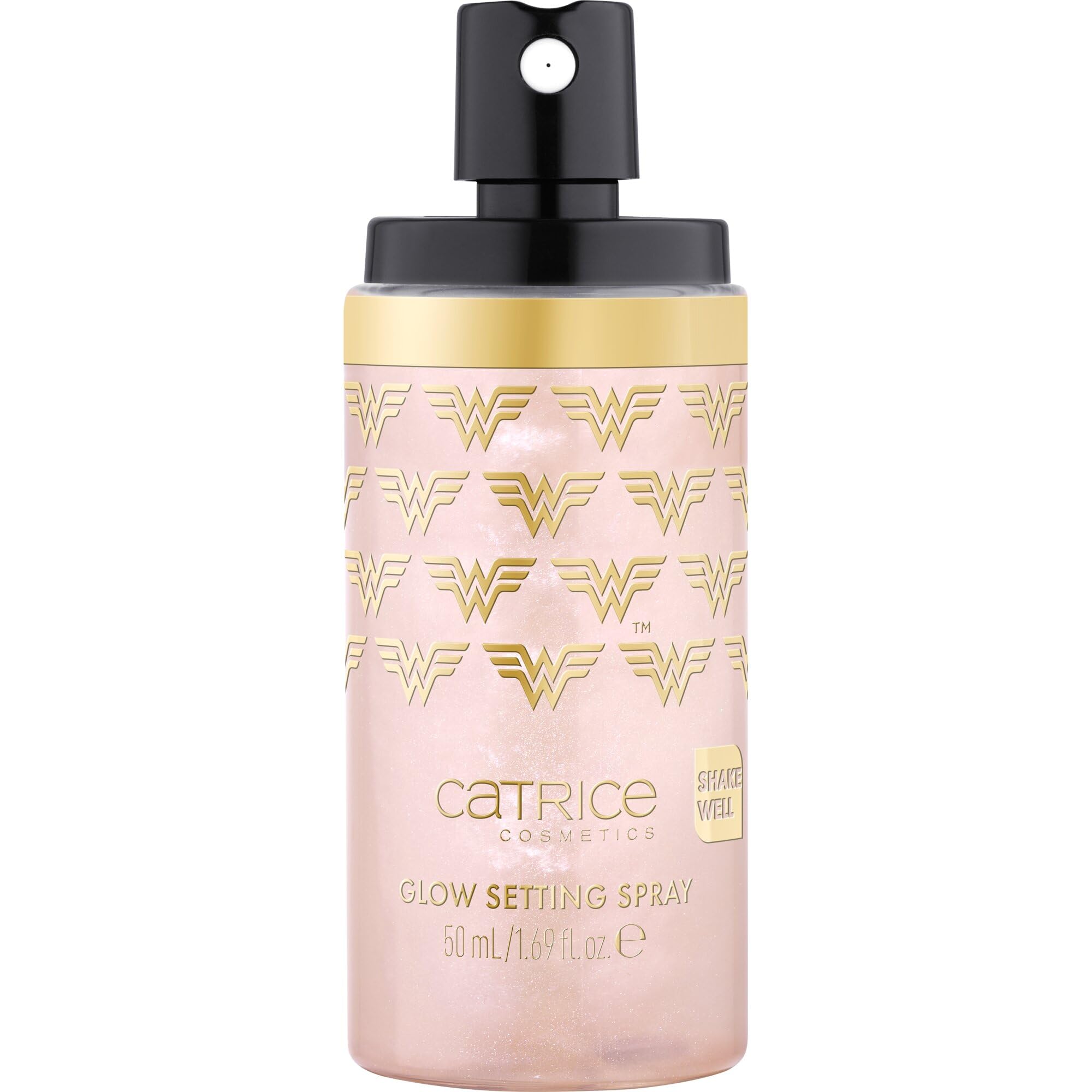 Catrice Cosmetics Spray fijador Wonder Woman Glow, natural, brillante, luminoso, rociado, 50 ml