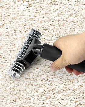 QWORK Carpet Seam Roller, 15-Star Wheel Heavy Duty Seam Roller for Carpet Installation - 1 Pack