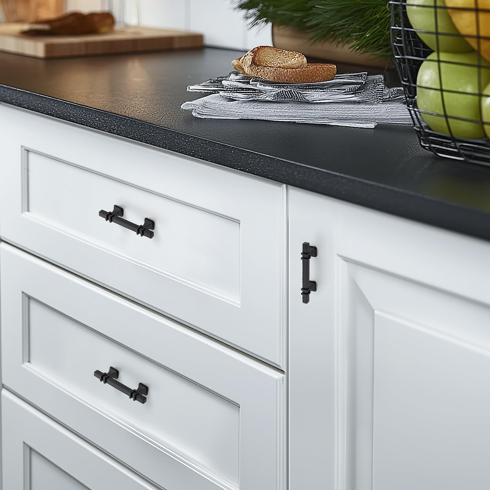HOME EDIT Matte Black Pulls Cabinet Handles 3 Inch 30 Pack — Amazon image 5
