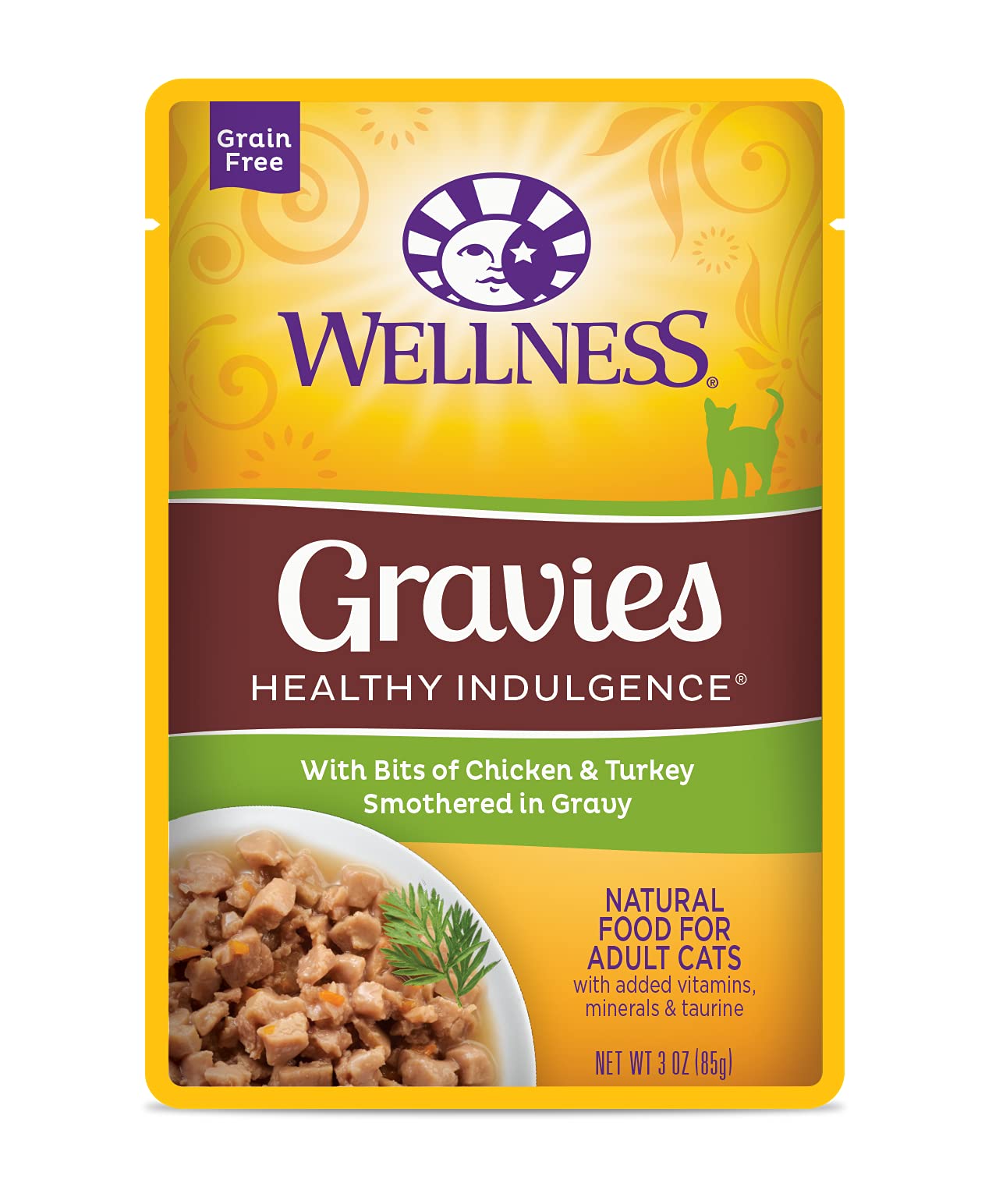Photo 1 of *5/15/2023* Wellness Healthy Indulgence Gravies with Chicken & Turkey in Gravy, 3 ounce, pack of 24 Chicken & Turkey Gravies 3 Ounce (Pack of 24)