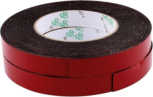 IIVVERR 2 calcomanías adhesivas de doble cara de 0.59 x 0.19 pulgadas (2 unidades, 0.59 pulgadas x 0.19 pulgadas, cinta adhesiva de doble cara de