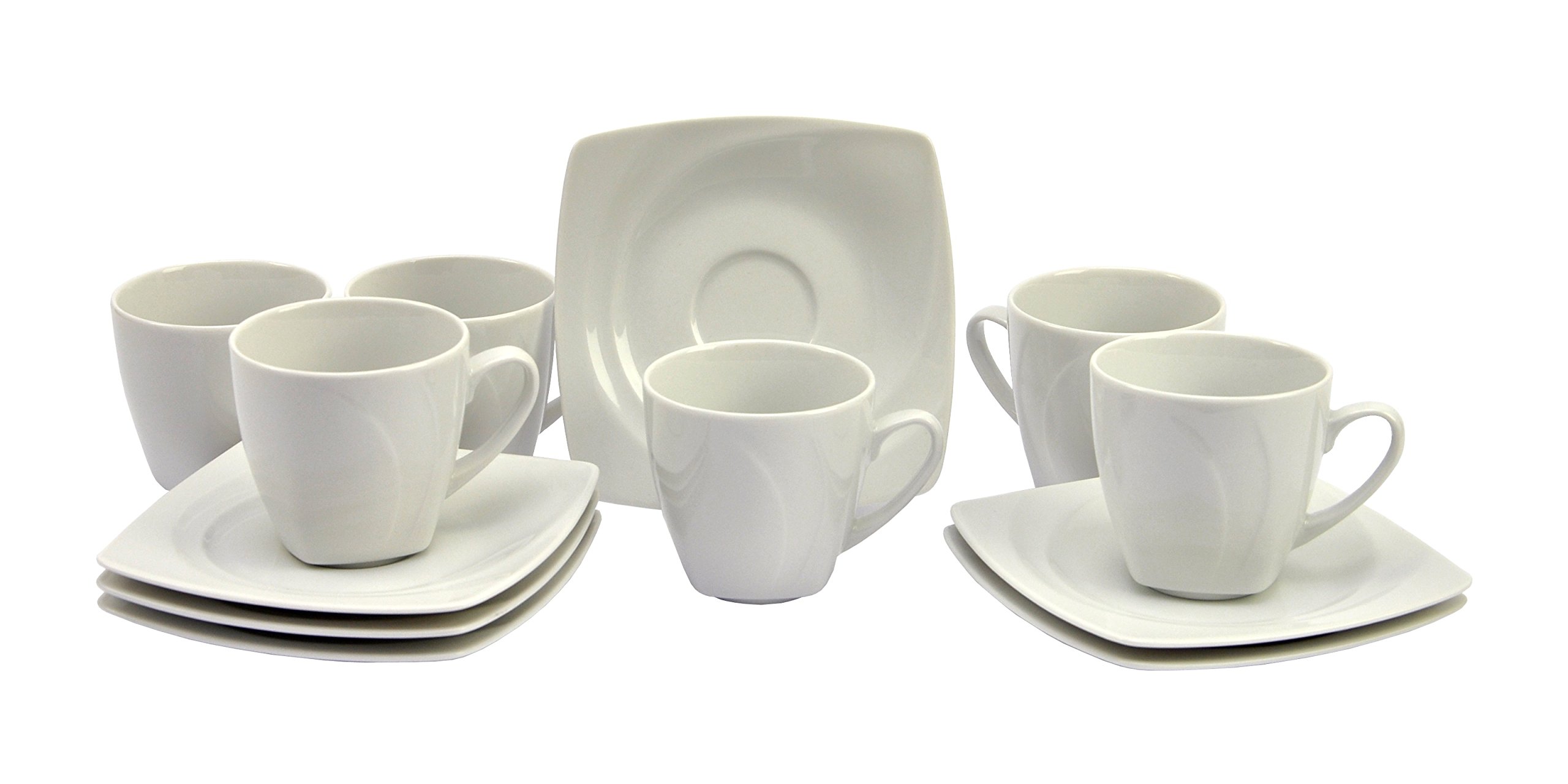 Van Well 6er Set Kaffeetasse mit Untertasse Celebration
