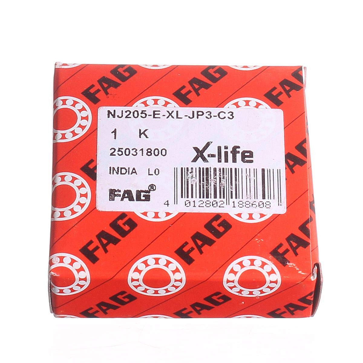 NJ205-E-XL-JP3-C3 FAG Cuscinetto a rulli cilindrici 25,00x52,00x15,00mm
