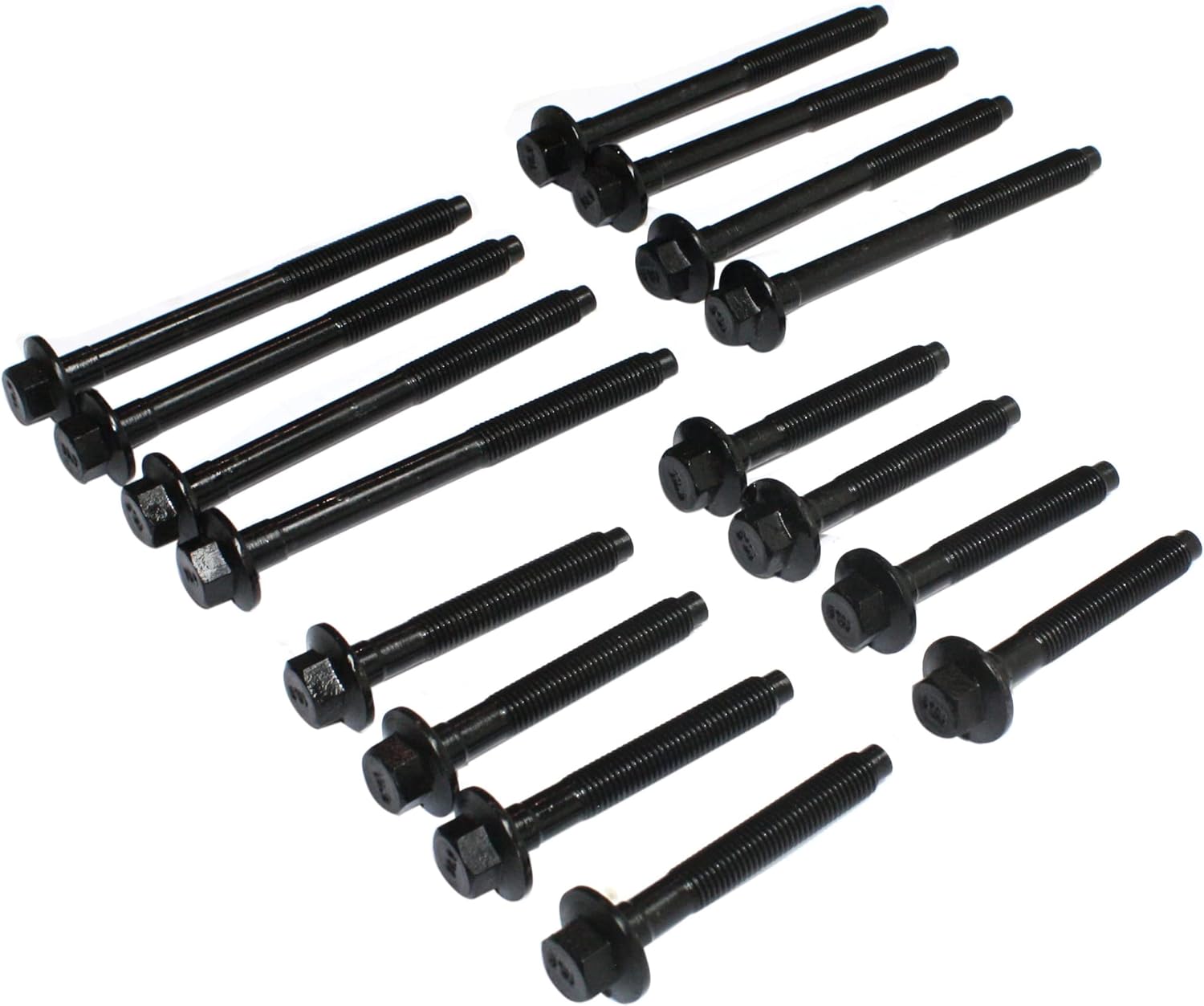 Garage-Pro Cylinder Head Bolt Set of 16 Compatible with 1997-2003 Ford F-150, 2005-2008 F-150, 1996-2004 Mustang & 1998-2003 Windstar