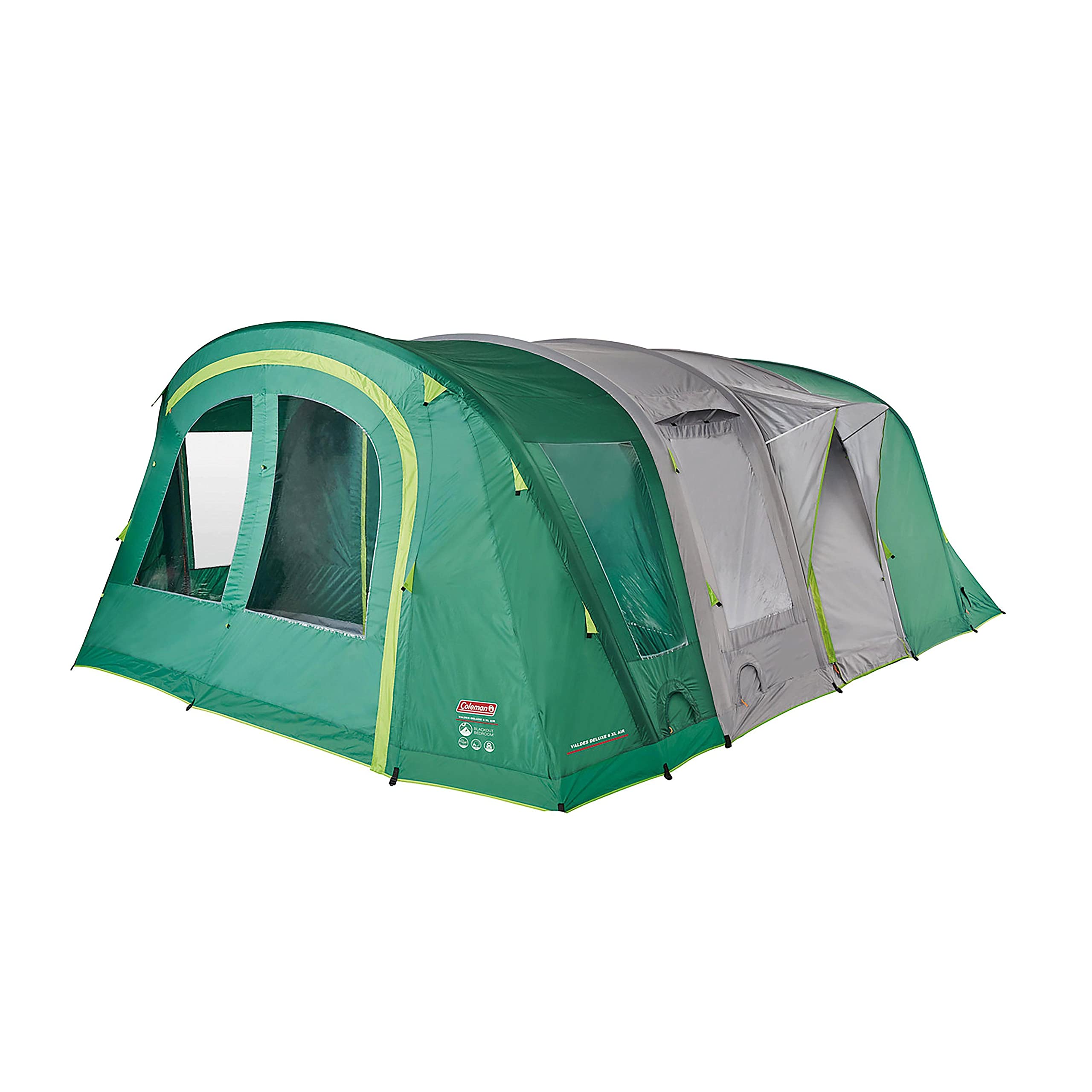 COLEMAN Valdes 6XL Air Blackout 6 Man Tunnel Tent + Free Camping