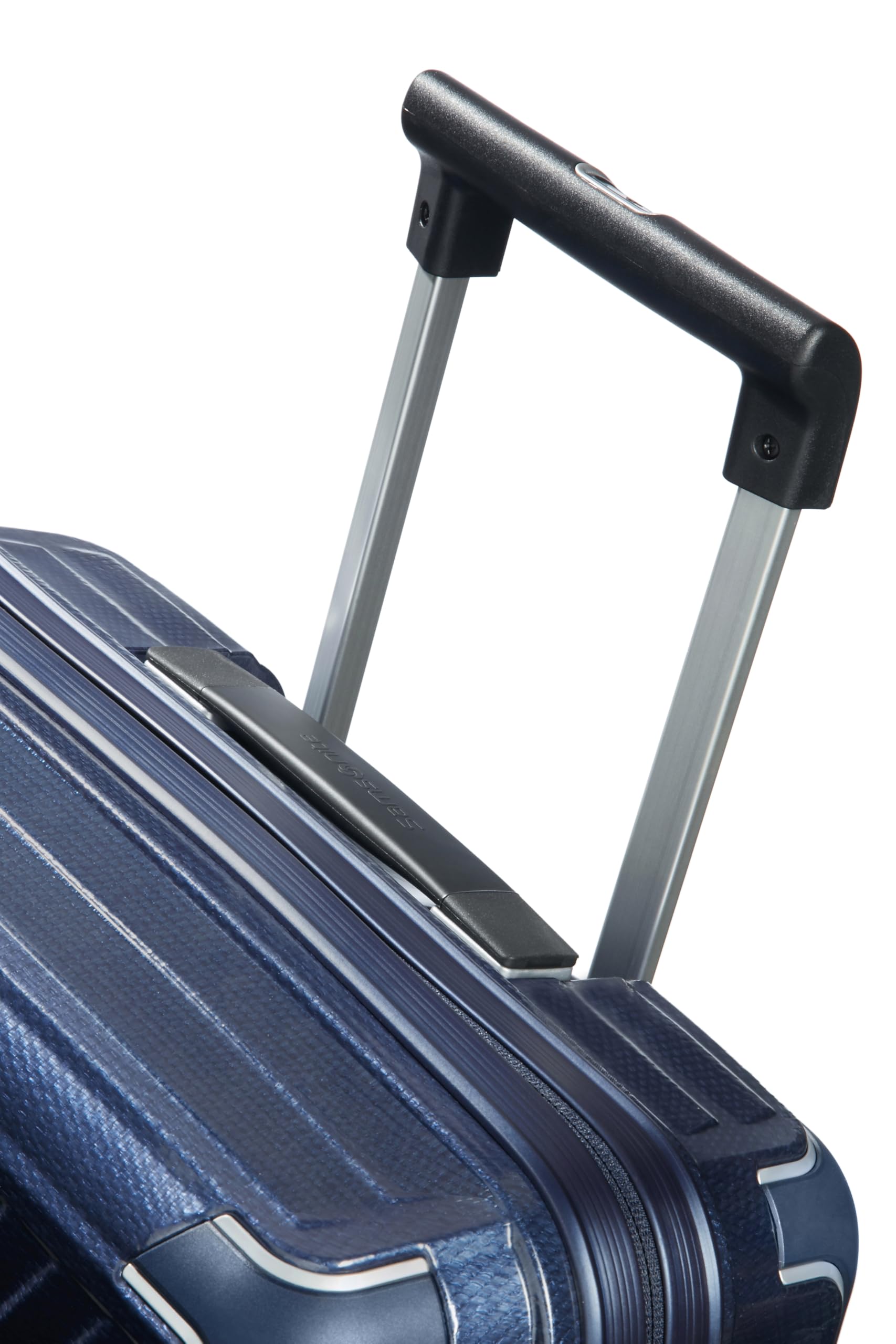 Samsonite Lite-Box - Valigia da cabina premium 55x40x20 cm, trolley da cabina rigido, compatibile con Ryanair/EasyJet, leggero, 2,20 kg - 38 L - Blu (Deep Blue)