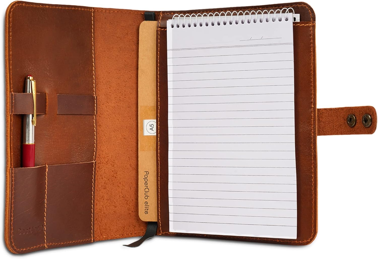 CestAntiQ, Journal Cover, Rustic Leather Journal Cover for