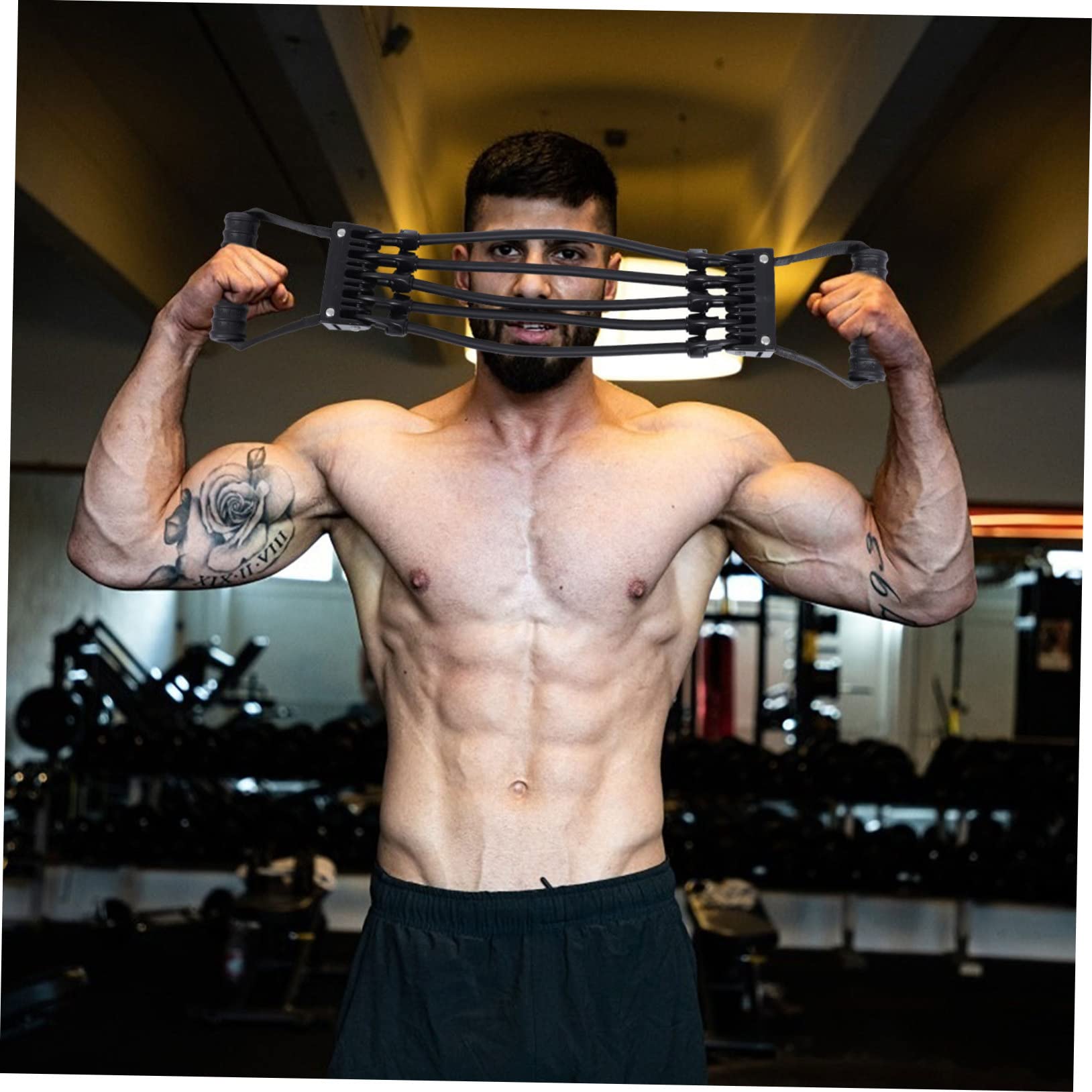 UPKOCH Espansore Toracico Resistente per Allenamento Muscolare Fascia Fitness e Palestra Strumento per Professionisti e Principianti