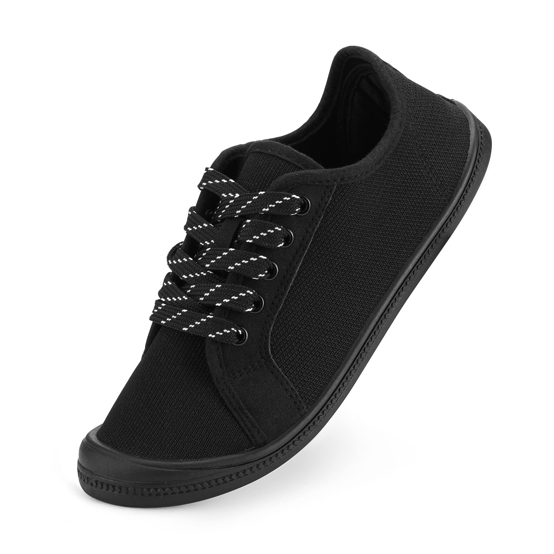 mysoft Womens Slip on Sneakers Barefoot Laceup Walking Shoes with Arch Support, Comfortable and