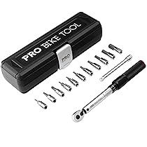 PRO BIKE TOOL 1, 4 Set di chiavi dinamometriche – Kit di manutenzione per biciclette da strada e da montagna – Include prese a brugola e Torx